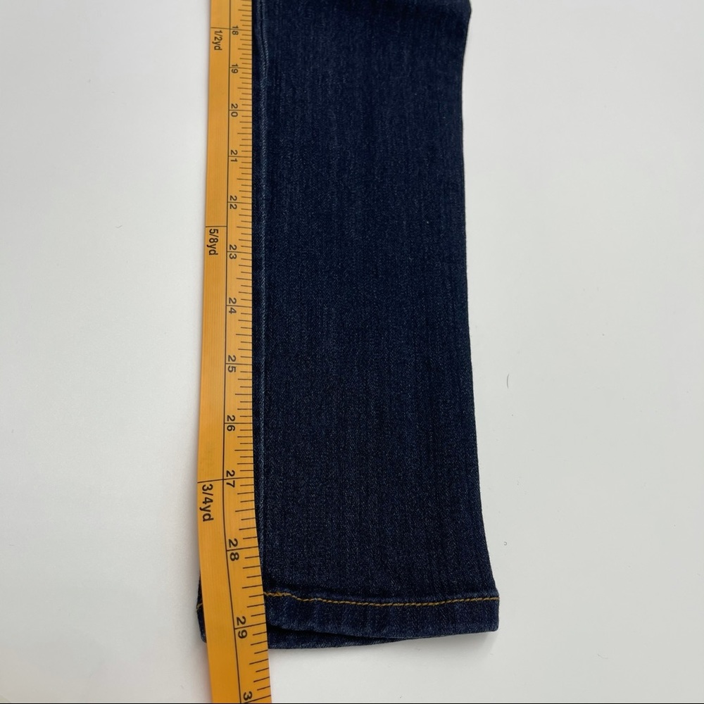 Classic High Waist Skinny Jeans - Dark Denim - Picture 8 of 13